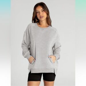 Crew Neck Sweatshirt with Pockets